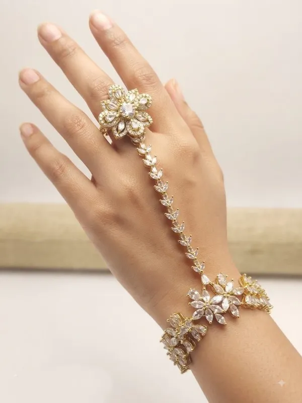 Gold_Tone_Floral_Hand_Harness_Jewellery_for_Women