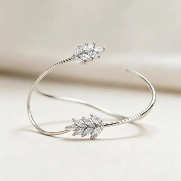Silver_Tone_Leaf_Design_Adjustable_Rings_Set_For_Women