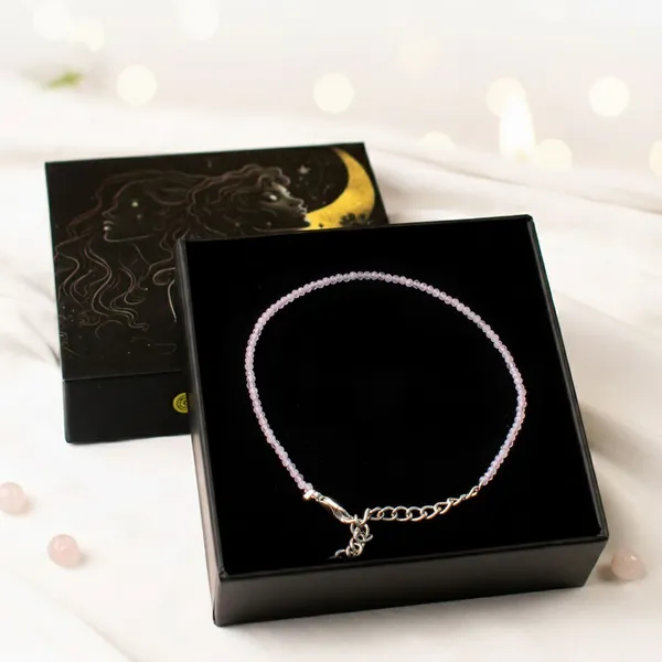Multiagate_Clear_Quartz_Anklet_|_Master_Healer_|_Anklet_for_Women_|_Gift_for_her|_Crystal_Anklet_()