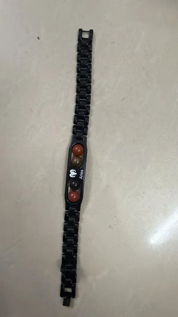 Black_Metal_Aries_Beaded_Bracelet_for_Men