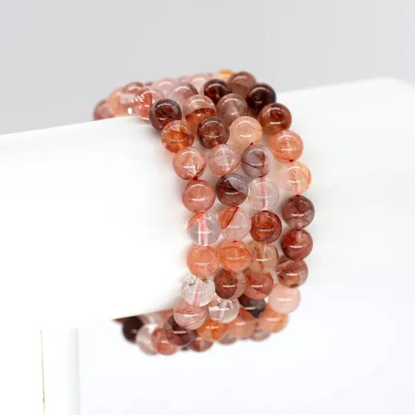 Hematoid_Quartz_Bead_Stretch_Bracelet