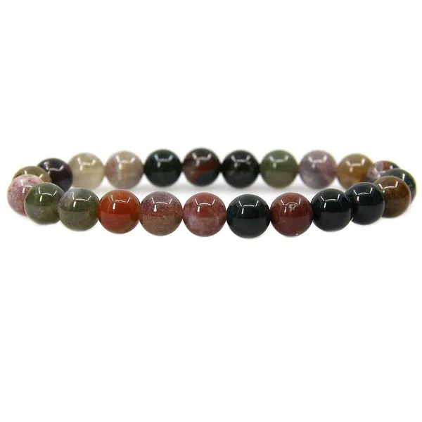 Agate_Bead_Stretch_Bracelet
