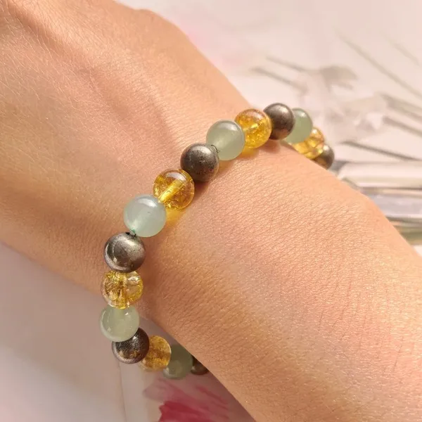 Citrine_Crystal_Bead_Bracelet