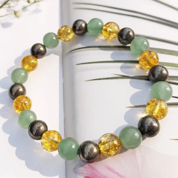 Citrine_Crystal_Bead_Bracelet