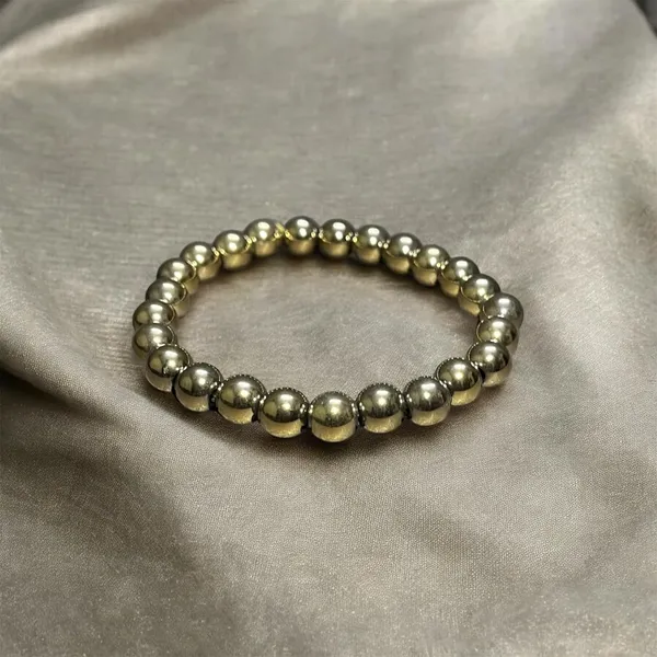 Pyrite_Gemstone_Bead_Bracelet
