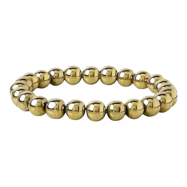 Pyrite_Bracelet_With_Om_Charm