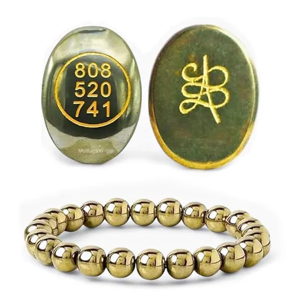 Pyrite_Bracelet_With_Om_Charm