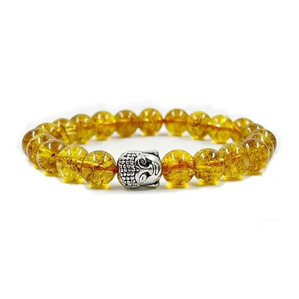 Citrine_Buddha_Bead_Bracelet