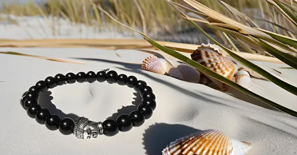 Black_Onyx_Buddha_Bead_Bracelet