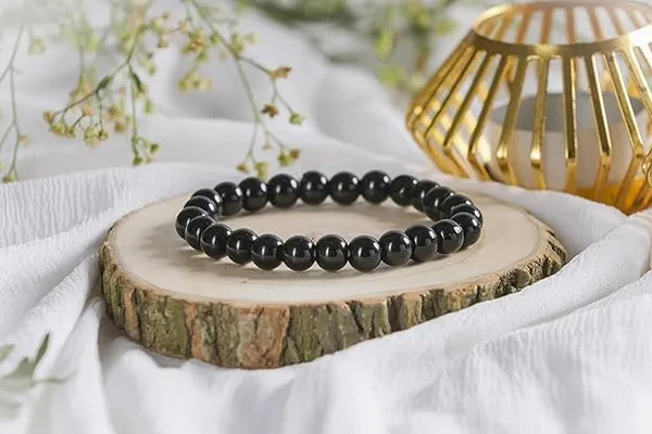 Black_Tourmaline_Bead_Bracelet