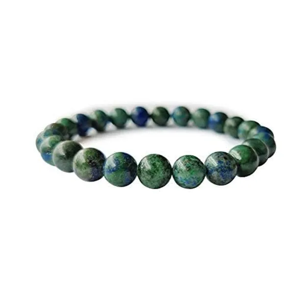 Chrysocolla_Gemstone_Bead_Bracelet