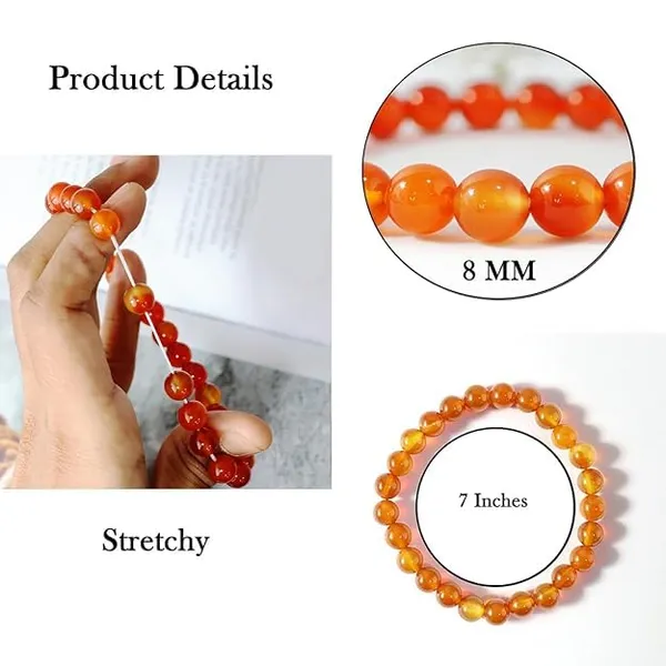 Carnelian_Gemstone_Bead_Bracelet