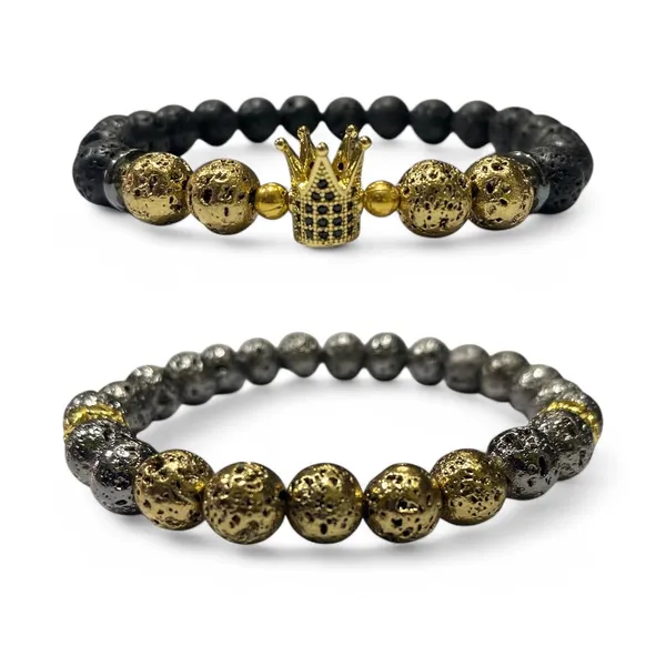 Lava_Stone_Couple_Bracelet_Set