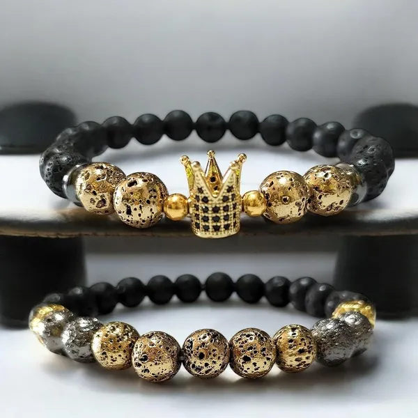 Lava_Stone_Couple_Bracelet_Set