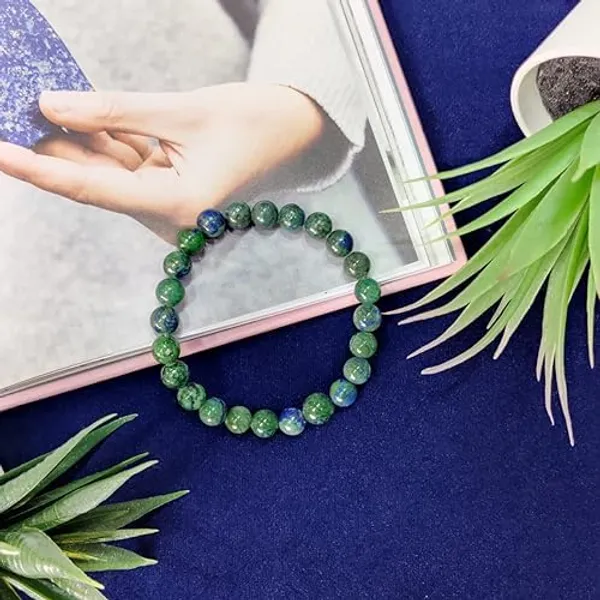 Chrysocolla_Bead_Stretch_Bracelet