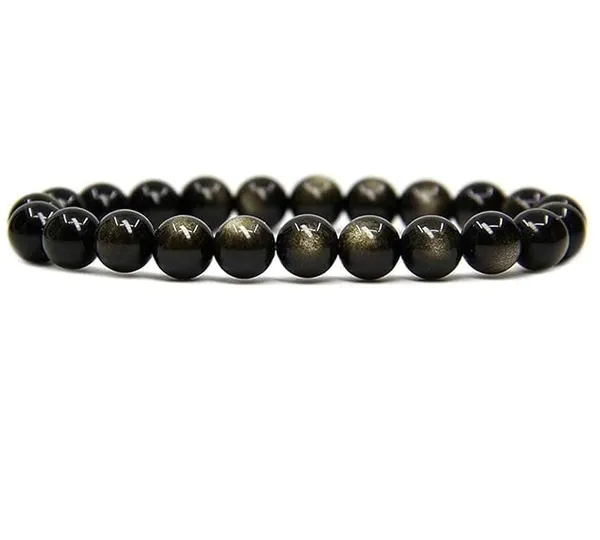 Gemstone_Round_Beads_Stretch_Bracelet