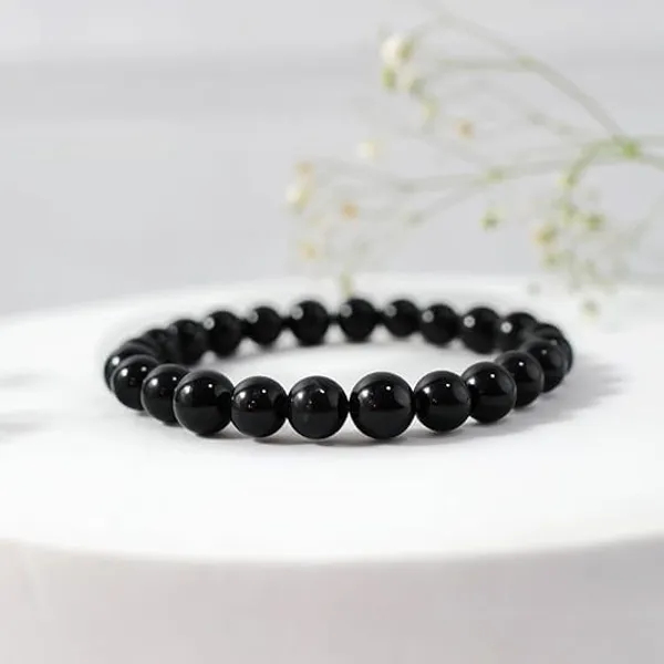 Tourmaline_Bead_Stretch_Bracelet