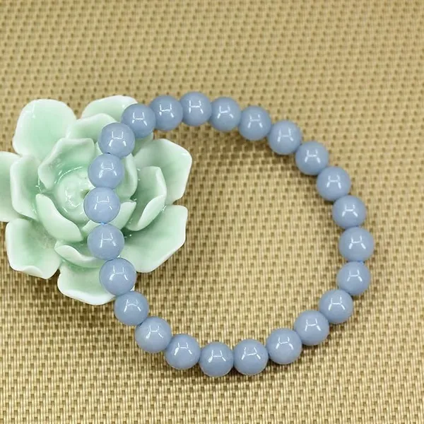 Angelite_Bead_Stretch_Bracelet