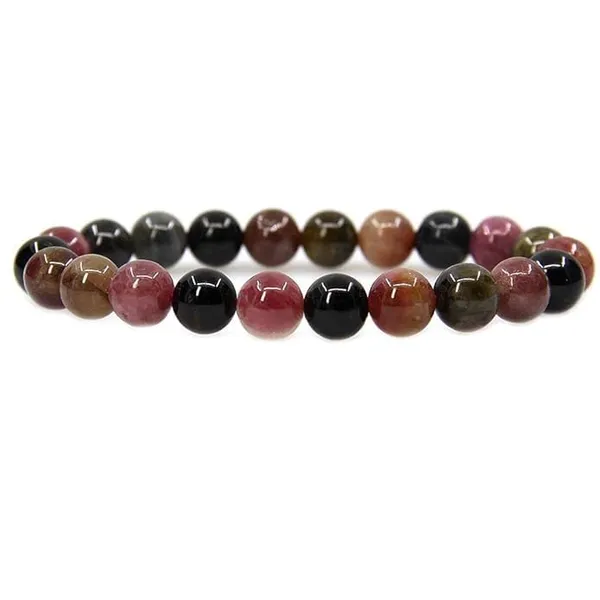 Tourmaline_Round_Beads_Stretch_Bracelet