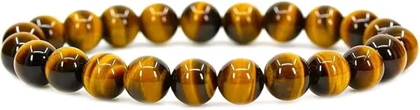 Gemstone_Round_Bead_Stretch_Bracelet