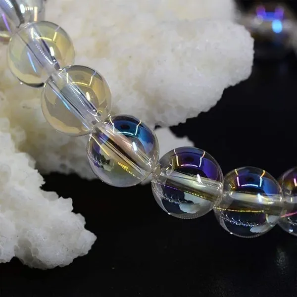 Quartz_Round_Beads_Stretch_Bracelet