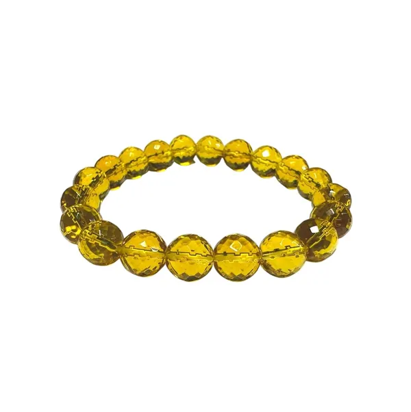 Citrine_Quartz_Bead_Bracelet