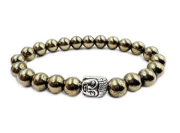 Pyrite_Bead_Bracelet