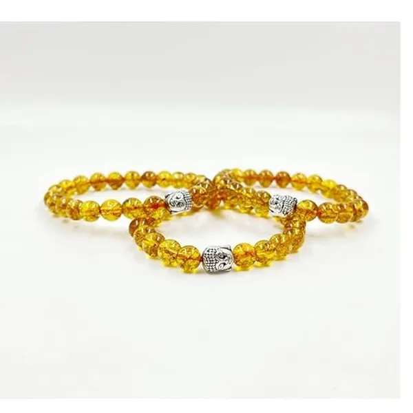 Citrine_Buddha_Bead_Bracelet