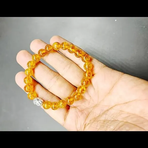 Citrine_Buddha_Bead_Bracelet