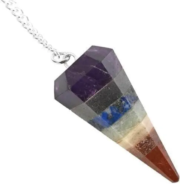 7_Chakra_Stones_Pendulum