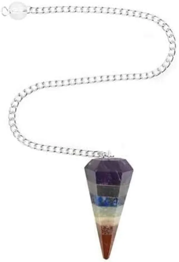 7_Chakra_Stones_Pendulum