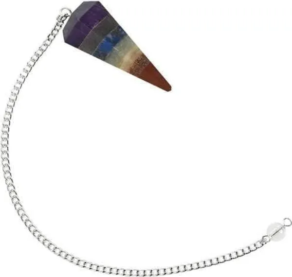 7_Chakra_Stones_Pendulum