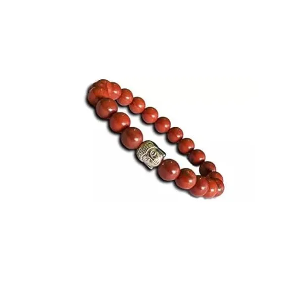 Red_Jasper_Bead_Bracelet_With_Buddha_Charm