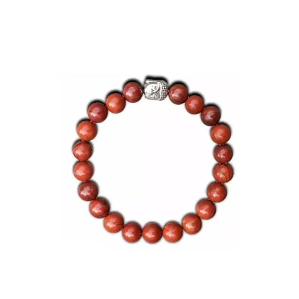 Red_Jasper_Bead_Bracelet_With_Buddha_Charm