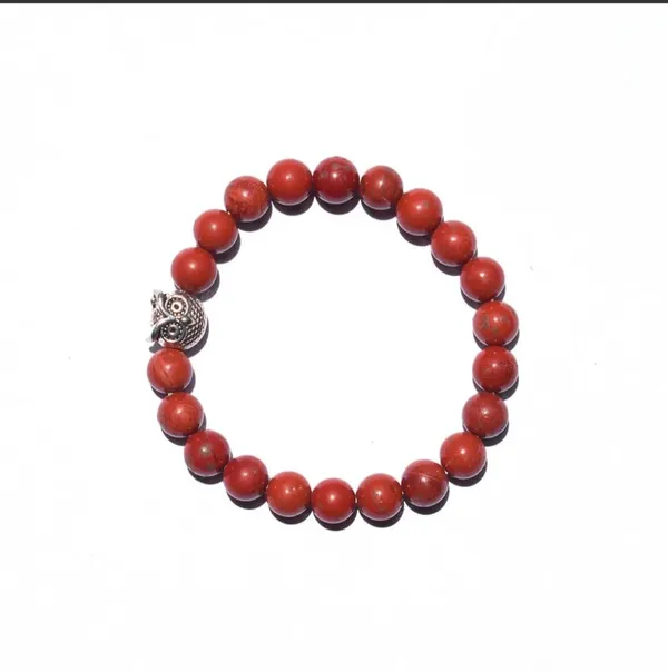 Red_Jasper_Bead_Bracelet_With_Buddha_Charm