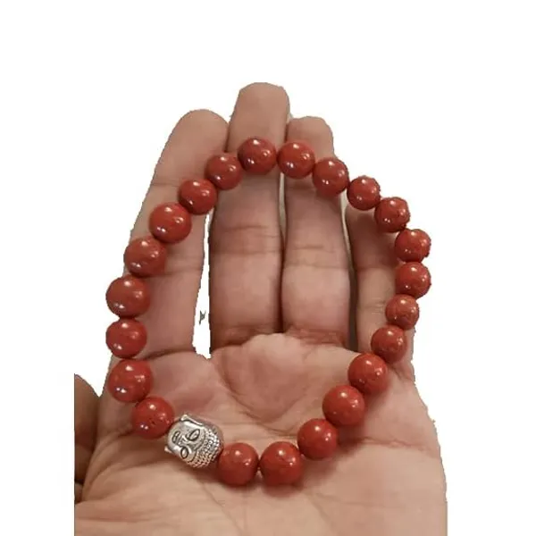 Red_Jasper_Bead_Bracelet_With_Buddha_Charm
