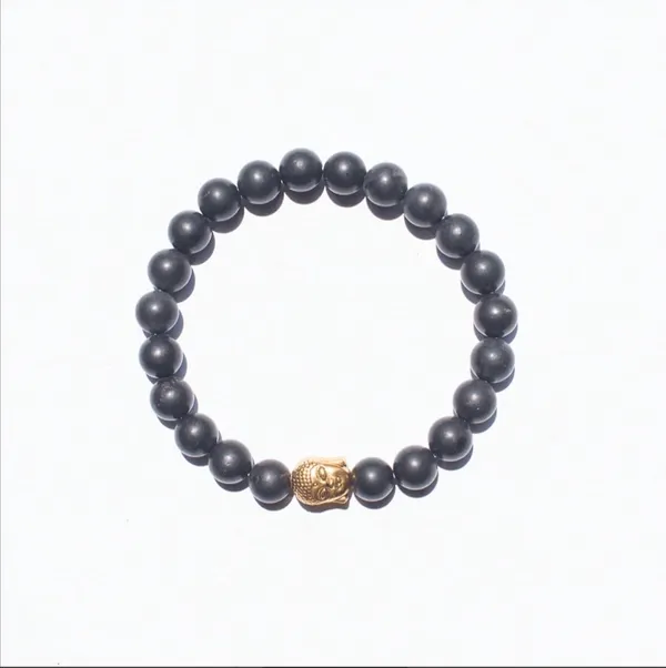 Gemstone_Bead_Bracelet_With_Buddha_Charm