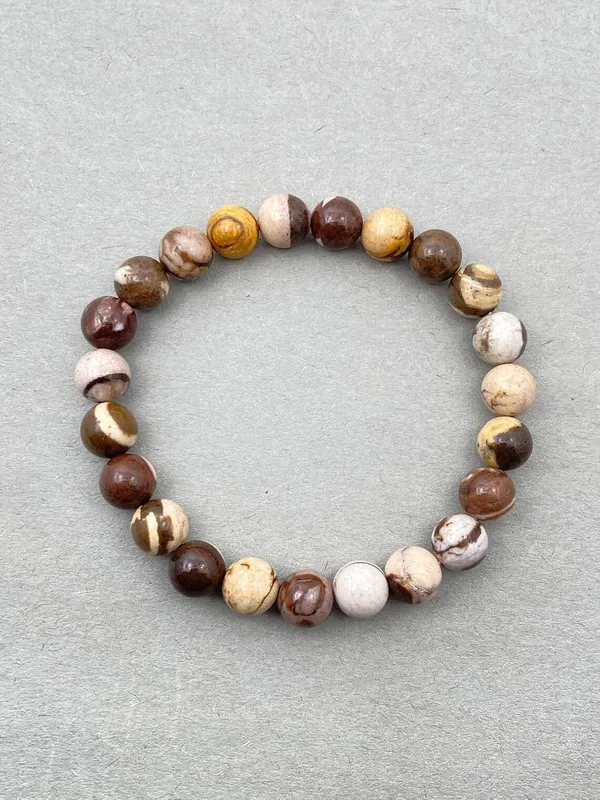 Zebra_Jasper_Bead_Bracelet