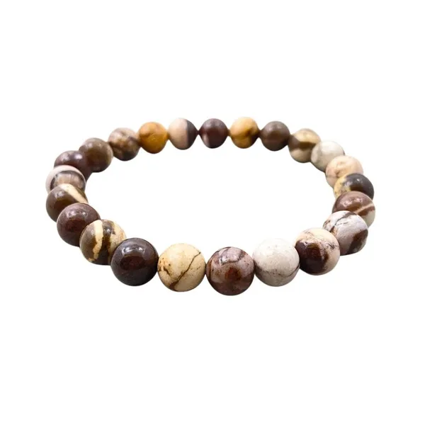 Zebra_Jasper_Bead_Bracelet