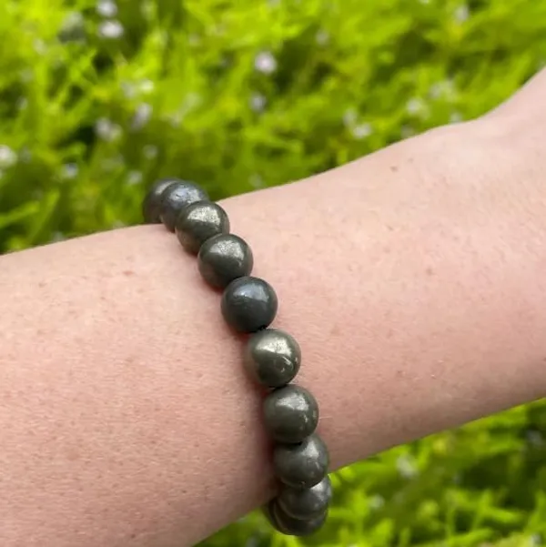Pyrite_Crystal_Stretch_Bracelet