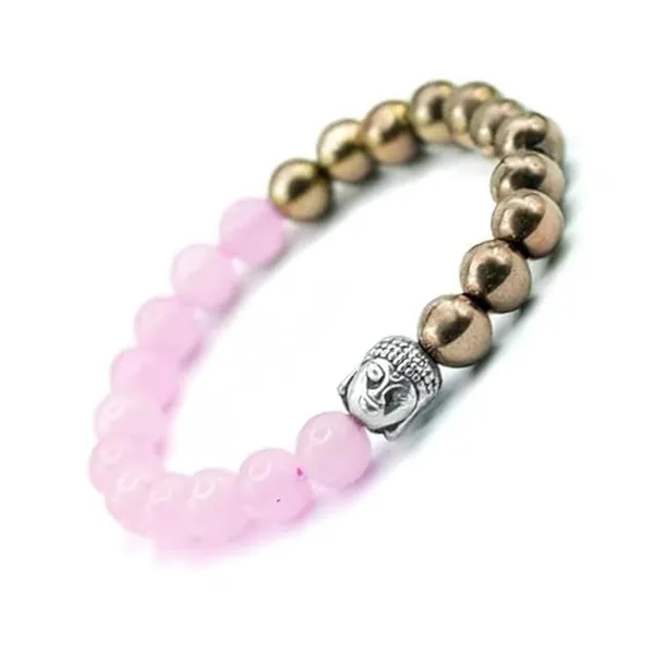 Pyrite_And_Rose_Quartz_Bead_Bracelet
