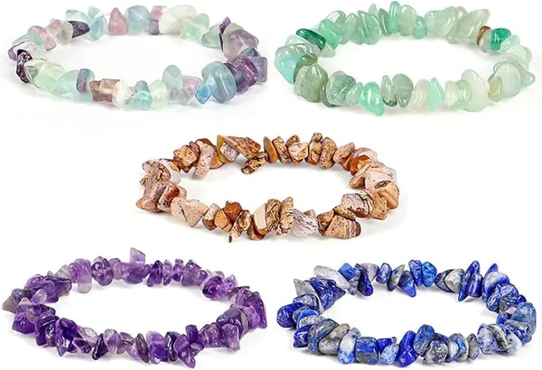 Gemstone_Chip_Stretch_Bracelet