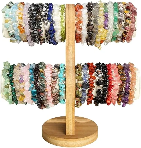 Howlite_Chip_Bead_Stretch_Bracelet