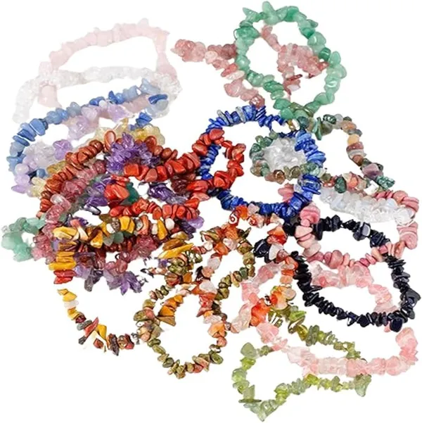 Jasper_Chip_Bead_Stretch_Bracelet
