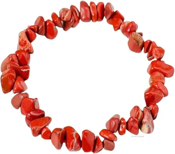 Red_Jasper_Chip_Bead_Stretch_Bracelet