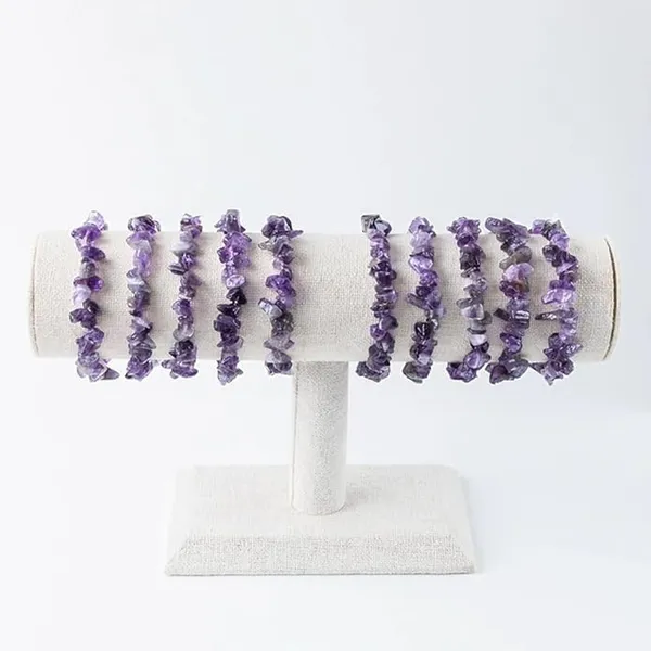 Amethyst_Chip_Bead_Stretch_Bracelet