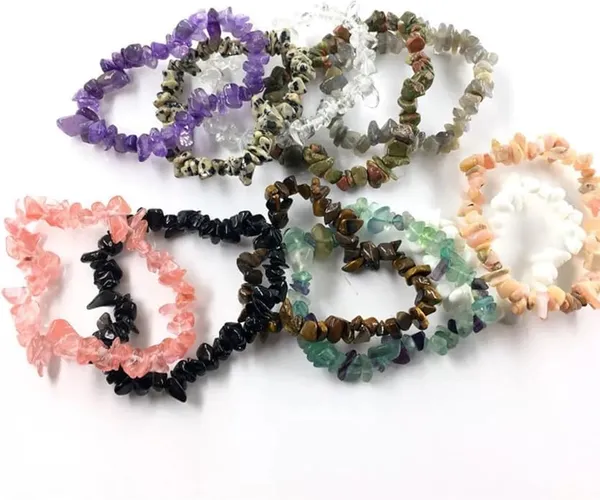 Gemstone_Chip_Stretch_Bracelet