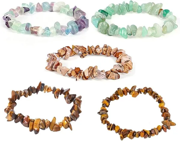 Gemstone_Chip_Stretch_Bracelet