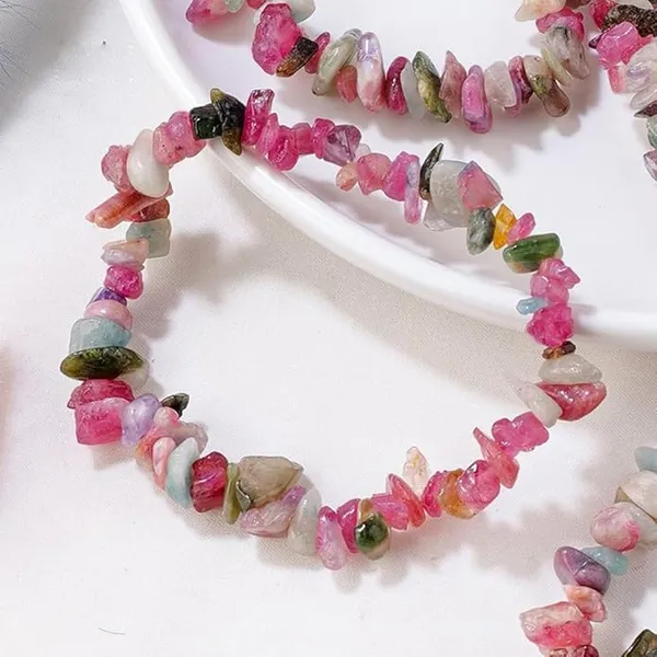 Tourmaline_Chip_Bead_Stretch_Bracelet