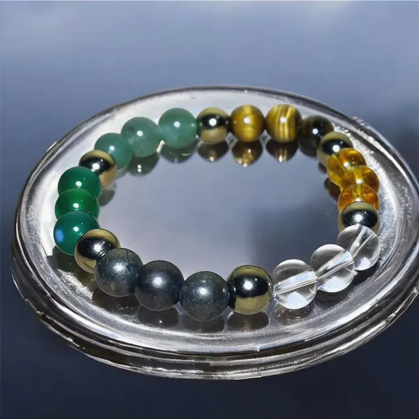 Pyrite_Stone_Beaded_Bracelet